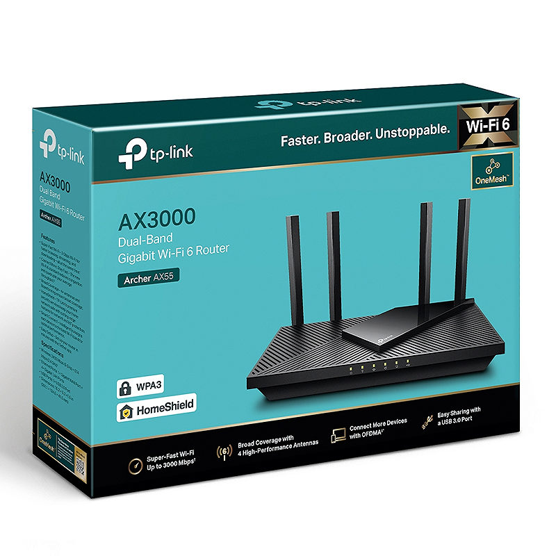 TP-Link Archer AX55 wireless router - Billede 4